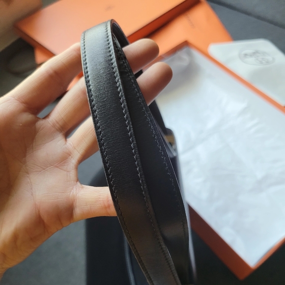 Hermes Constance 23 Box Leather Gold H Shoulder Bag Vintage Black - Picture 4 of 15